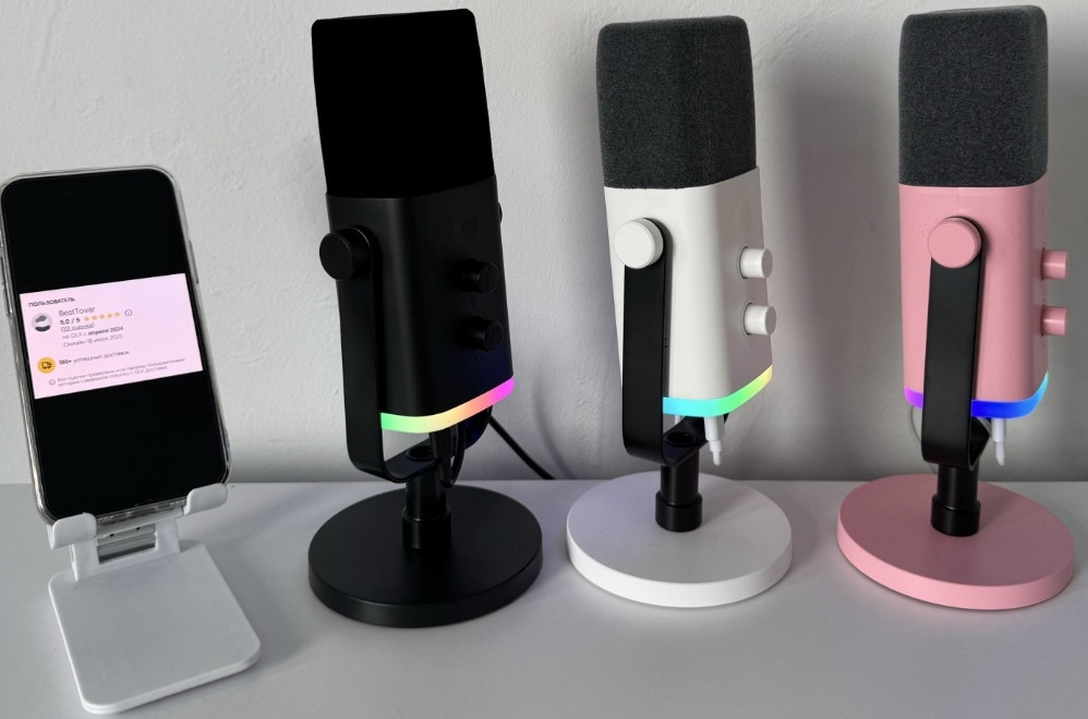 Новый Стреминговый микрофон Fifine AM8 RGB XLR Киев - изображение 7