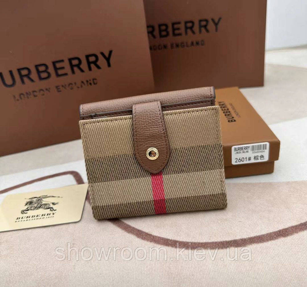 Жіночий невеликий гаманець (2601) коричневий Київ - фото 4