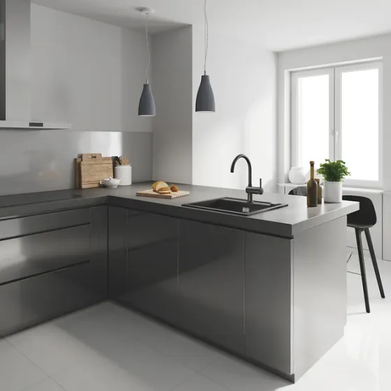 Змішувач для кухні Grohe Minta 32917KS0 чорний глянець Київ