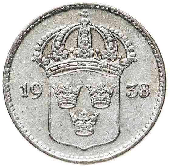 Швеція 10 ере 1936 рік (срібло) Полтава