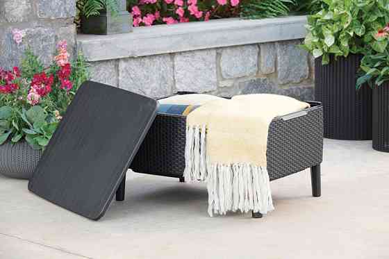 Комплект садових меблів Keter Salemo balcony set, графіт Київ