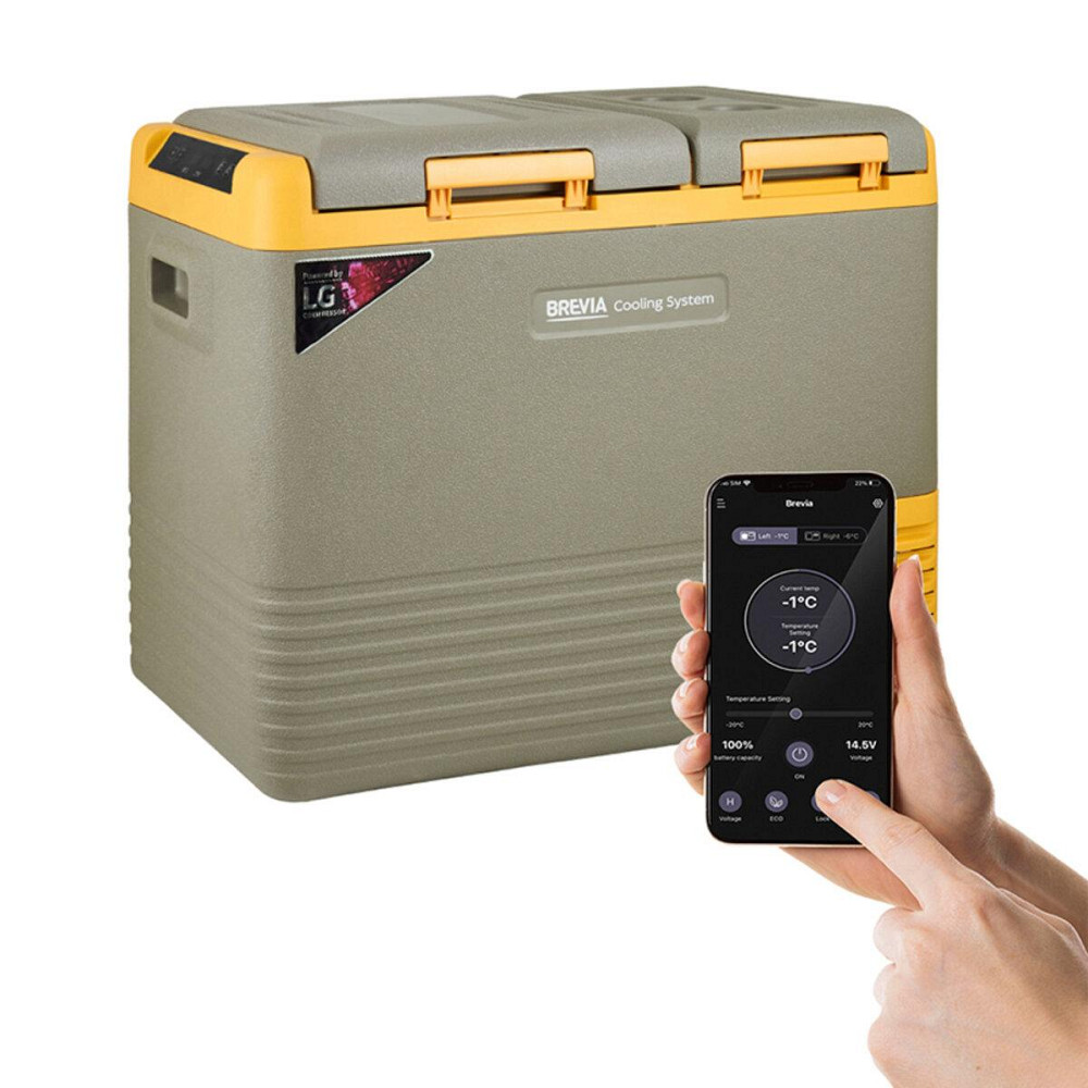 Холодильник автомобільний Brevia 40л (компресор LG) двокамерний 22565 Київ - фото 1