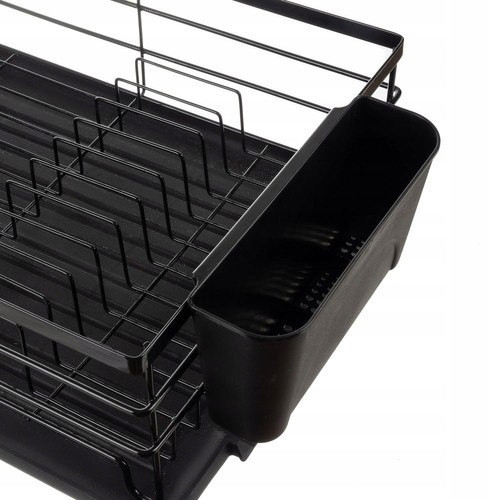 Напольная металлическая сушилка для посуды Ruhhy (21992) Black Нововолынск - изображение 6