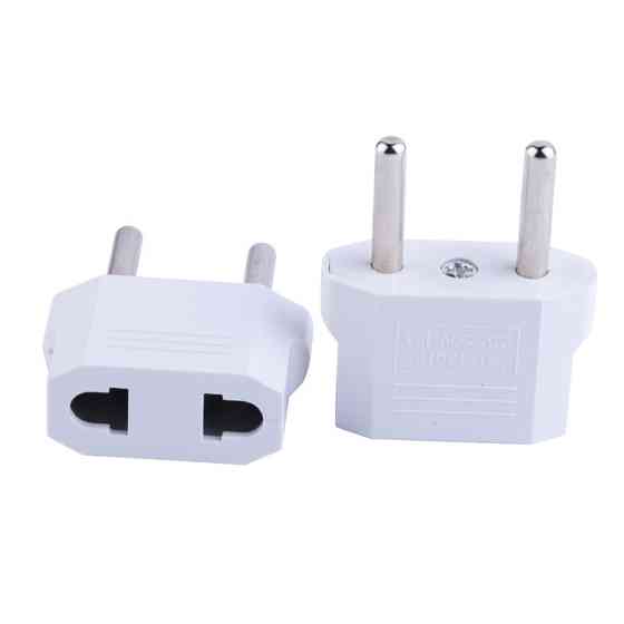 Адаптер для подключения американской вилки к европейской розетке белый Киев