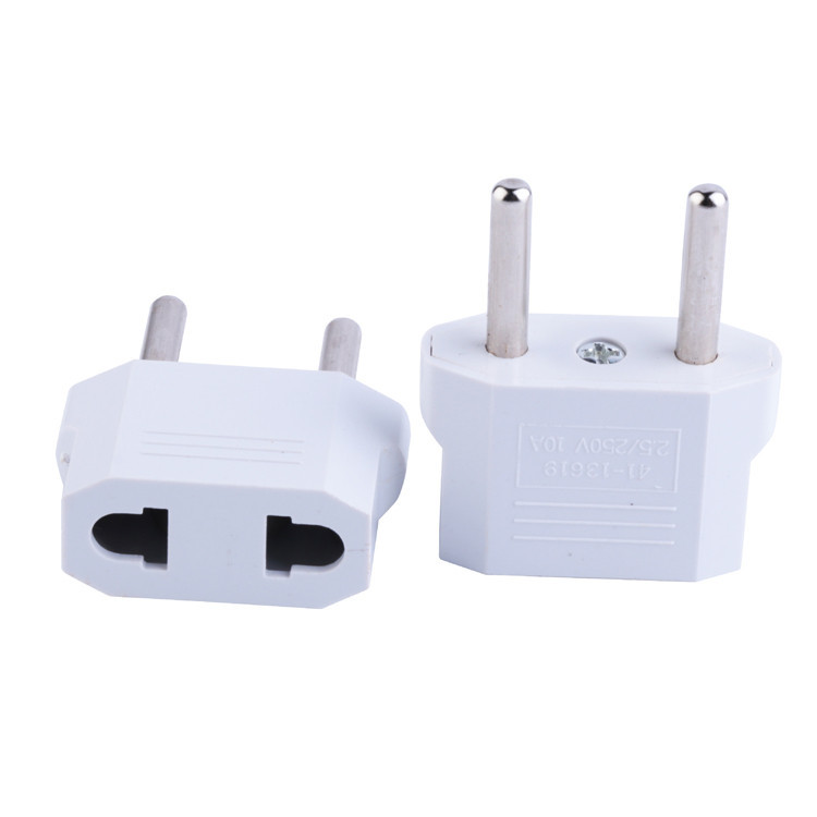 Адаптер для подключения американской вилки к европейской розетке белый Киев - изображение 1