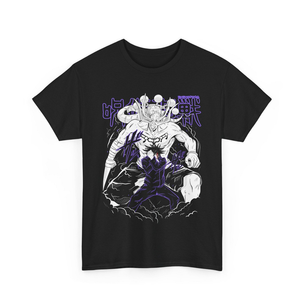 Футболка аниме Магическая битва оверсайз (S/M/L) Черний AnimeJ0426 Днепр - изображение 4