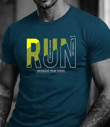 Чоловіча футболка зелена "Run" Lans 12/056 XL Київ