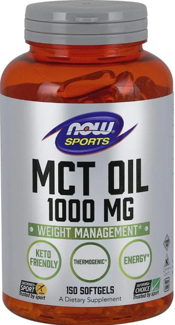 Масло МСТ Now Foods MCT Oil 1000 mg 150 sgels Киев - изображение 1