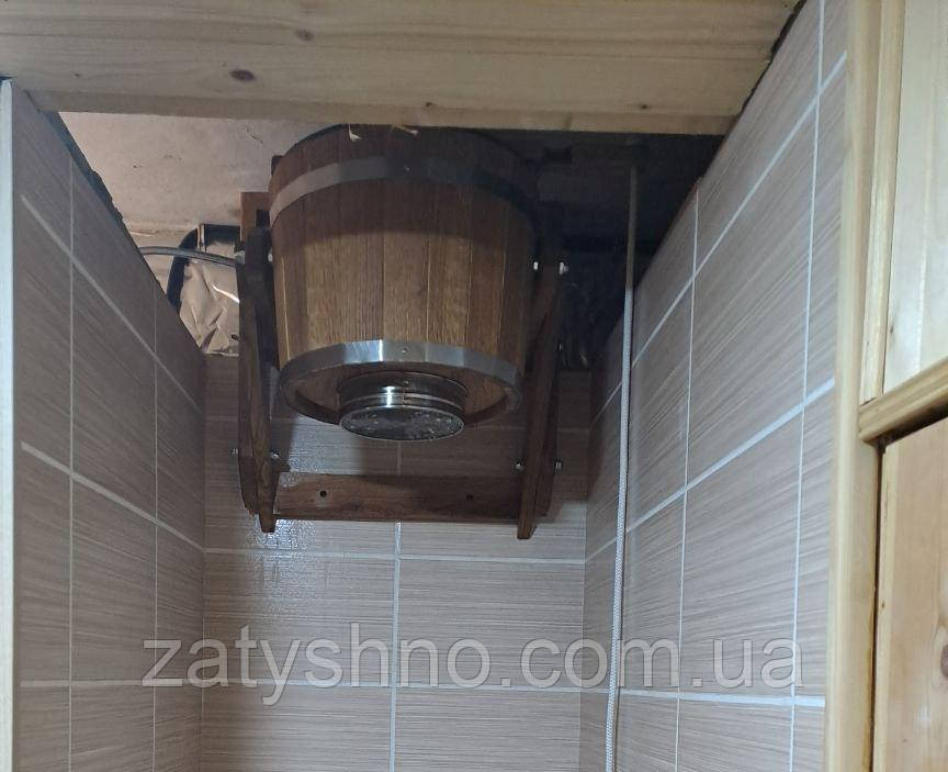 Ведро-водопад из дуба ливень на 20 литров потолочнная установка Киев - изображение 1