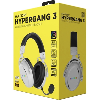 Навушники Hator Hypergang 3 Wireless White (ESH56) Вінниця - фото 8