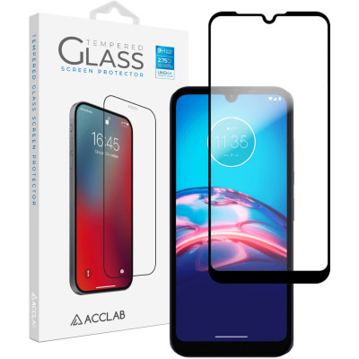 Стекло защитное ACCLAB Full Glue MOTO E6i (1283126514685) Винница - изображение 1
