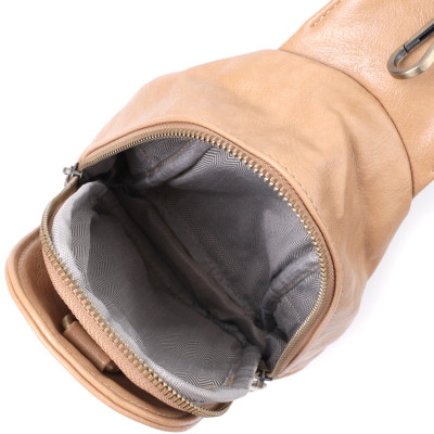 Сумка Vintage З екошкіри Світло-коричнева (22790) Вінниця - фото 11