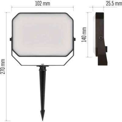 Прожектор EMOS ZIW181R 4 Вт RGBIC WIFI (ZIW181R) Винница - изображение 3
