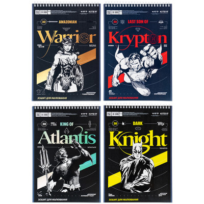 Альбом для малювання Kite DC Comics 30 аркушів (DC24-243) Вінниця - фото 1