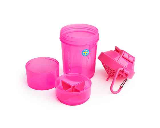 Шейкер спортивний SmartShake Original2GO 600ml Neon Pink Каменское