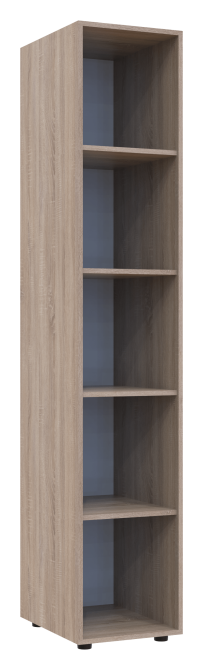 Пенал відкритий Doros Гелар 38,2х49,5х203,4 см Дуб сонома (DRS-011142) Дніпро - фото 1