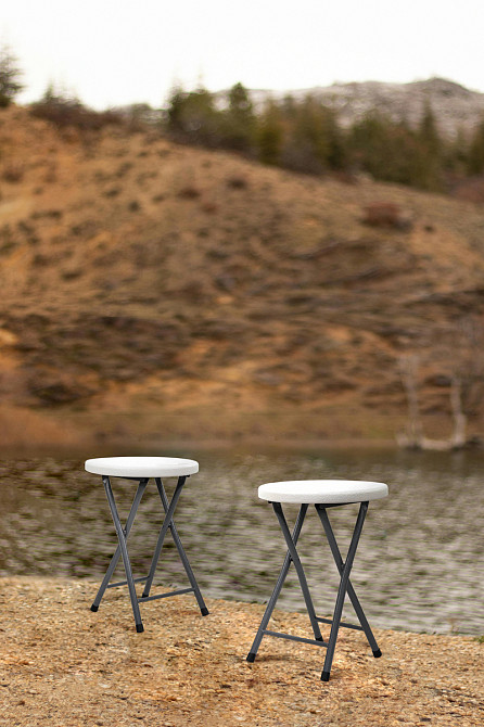 Табурет розкладний Літл, білий Киев - изображение 3