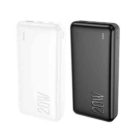 Павербанк 20000 mAh HOCO J87A Tacker PD20W + QC3.0 швидка зарядка чорний power bank повербанк Одеса