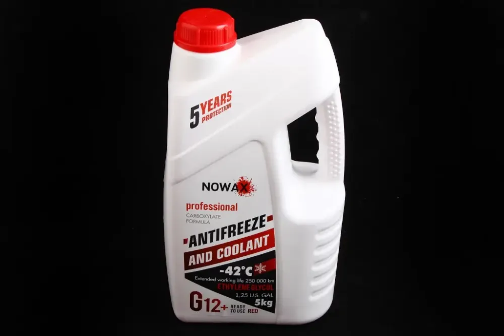 Вода охолоджуюча антифриз червоний -42 ° Nowax G12+ 5.0 кг Вінниця - фото 1