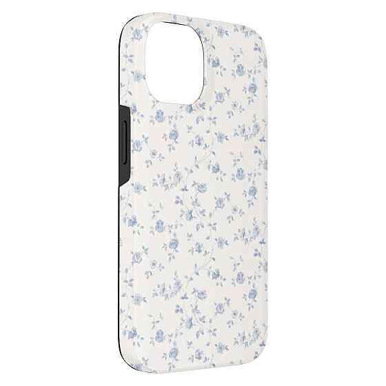 Чохол накладка бампер для iPhone 14 Coquette Aesthetic Graphics блакитний флоральний полікарбонат TPU антиудар Київ