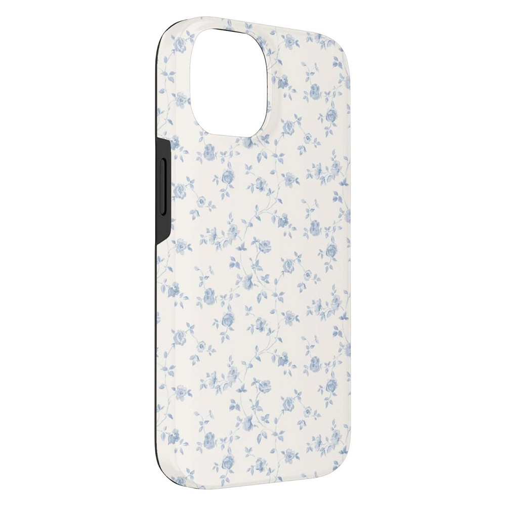 Чохол накладка бампер для iPhone 14 Coquette Aesthetic Graphics блакитний флоральний полікарбонат TPU антиудар Київ - фото 3