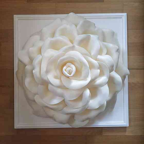 Світильник-нічник 3D картина "Біла троянда" Дніпро