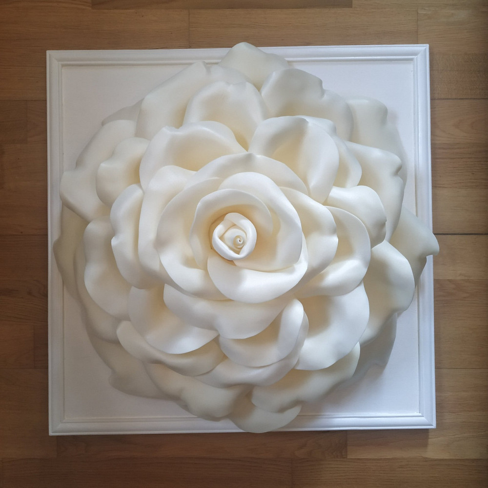 Світильник-нічник 3D картина "Біла троянда" Дніпро - фото 3