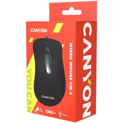 Мишка Canyon CNE-CMS USB Black (CNE-CMS2) Вінниця - фото 3
