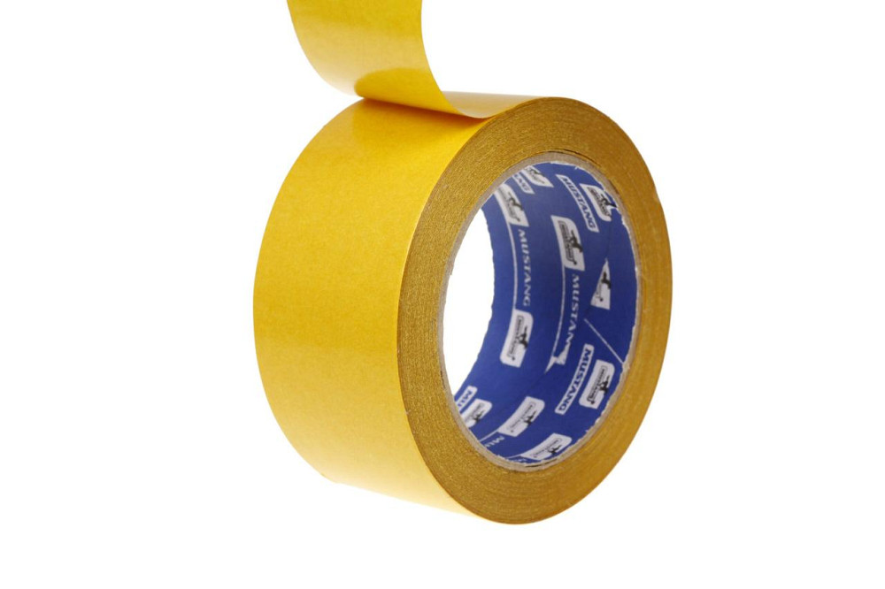 Двостороння стрічка на поліпропіленовій основі MUSTANG 50мм х 10м Рівне - фото 1