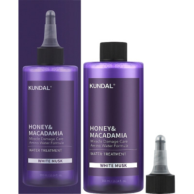 Маска для волос Kundal Honey & Macadamia Miracle Damage Care Water Treatment White Musk 300 мл (8809693254071) Винница - изображение 1