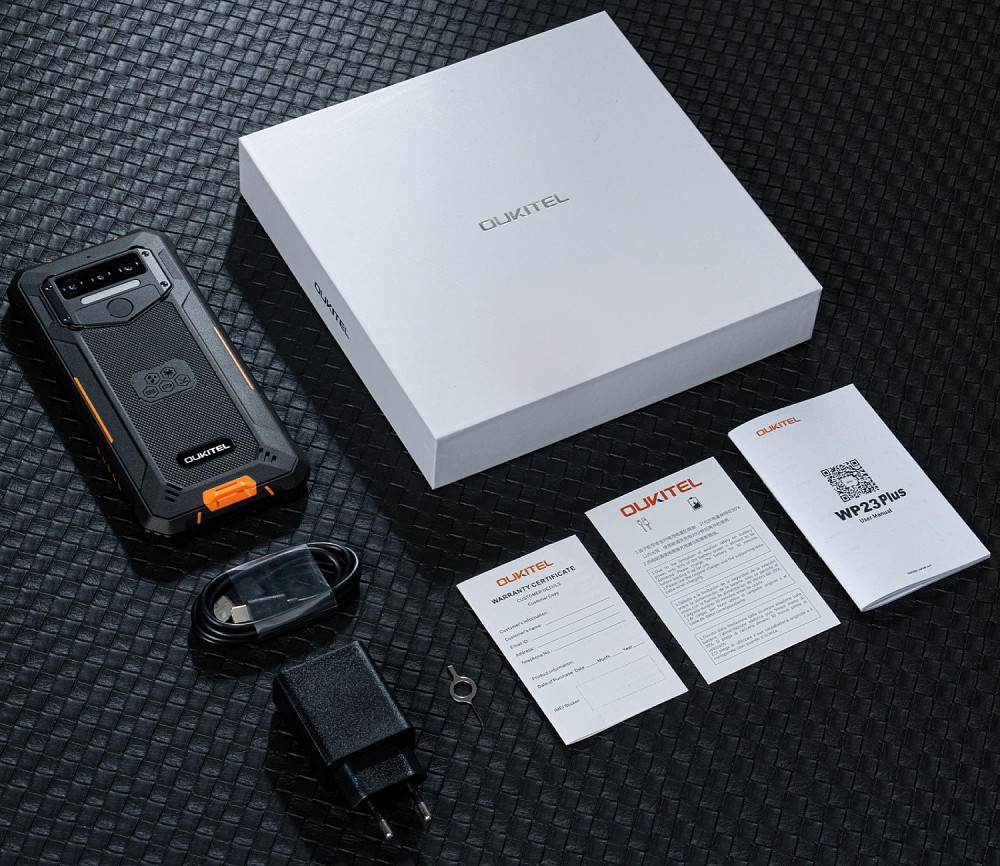 Смартфон Oukitel WP23 Plus 6.52"HD+ /8GB/256GB / T606 /10600mAh /13+5Мп/ IP69K /NFC Orange Вінниця - фото 8
