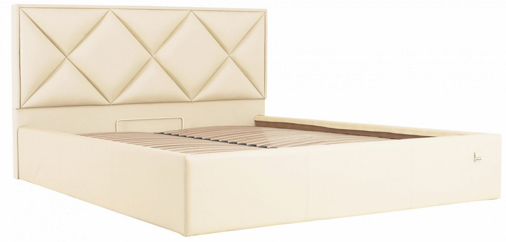 Кровать Двуспальная Leeds VIP 160 х 190 см Fly 2207 С дополнительной металлической цельносварной рамой Бежевый Днепр - изображение 14