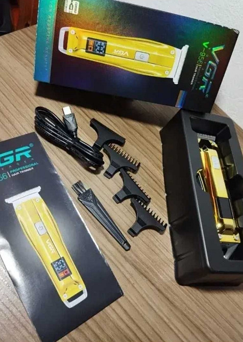 Машинка тример для бороди волос VGR V-956 тример акумуляторний. Харків - фото 2