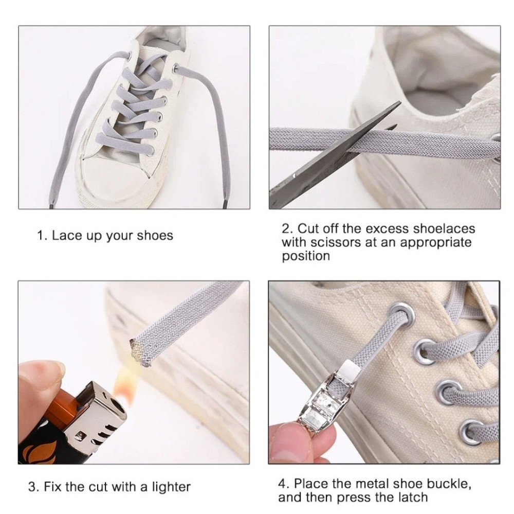 Застежка для шнурков цельная темная металлическая Смела - изображение 8