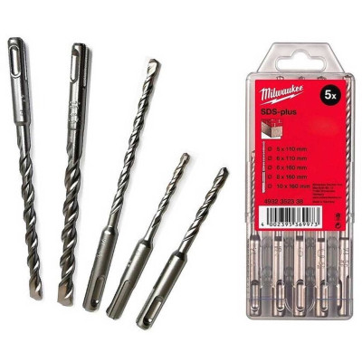 Набір бурів Milwaukee SDS-PLUS M2 5шт (4932352338) Вінниця - фото 1
