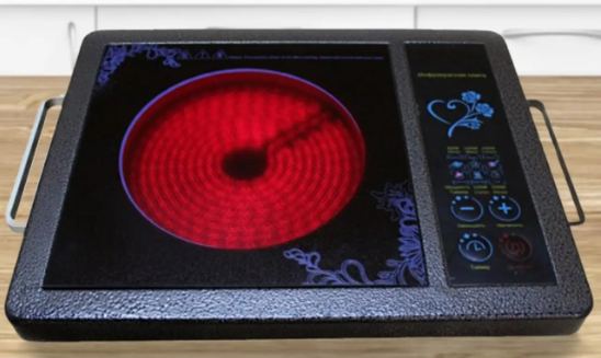 Инфракрасная настольная электроплита Domotec MS-5842 2000Вт — компактная и мощная для быстрой готовки Одесса - изображение 5