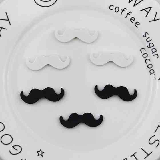 Силиконовый молд Усы 118 на 54 мм розовый Киев