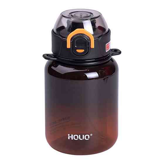 Многоразова синя пляшка для води 700 мл з трубочкою Київ