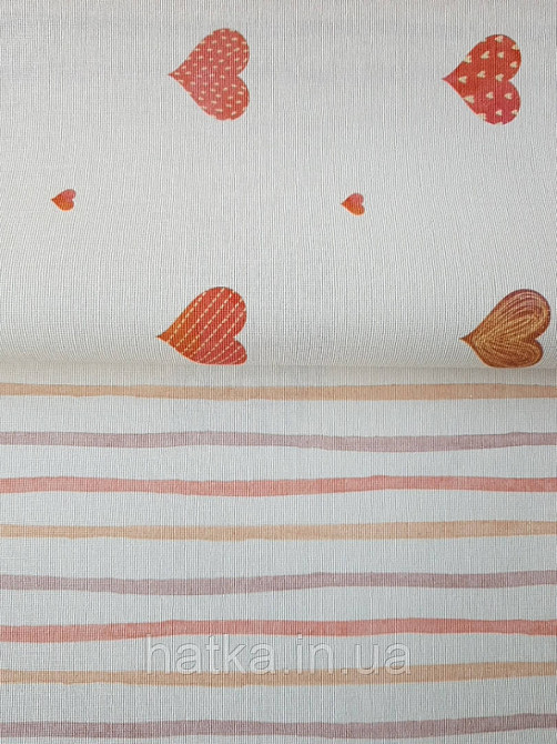 Шпалери вінілові на флізеліні AdaWall Ada Kids метрові дитячі смуги хвилясті червоні жовтогарячі рожеві Київ - фото 2