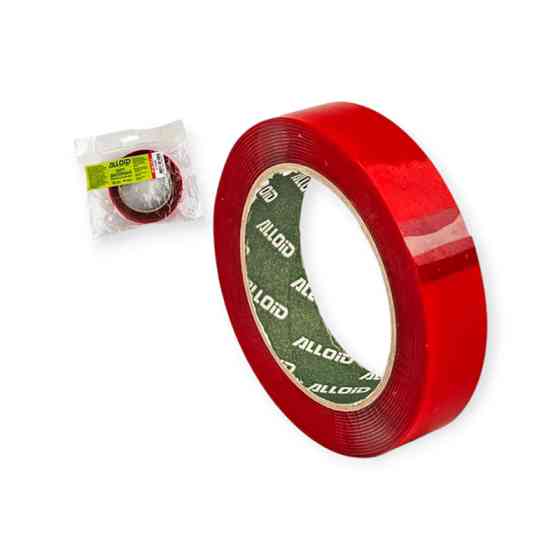 Скотч 2-х сторонній спінений акрил 5м х 24мм, прозорий Мукачево