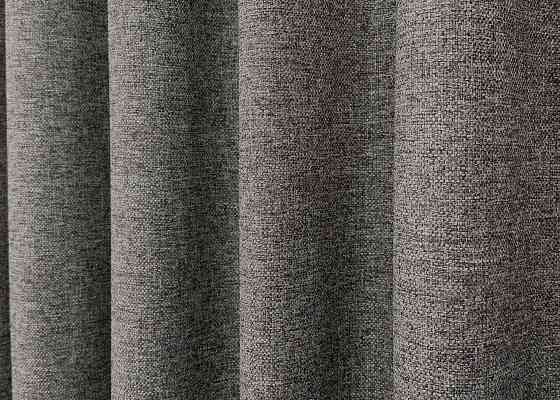 Шторная ткань премиум класса лен фактурный, коллекция «ELEMENTA» цвет серый 1868ш Киев