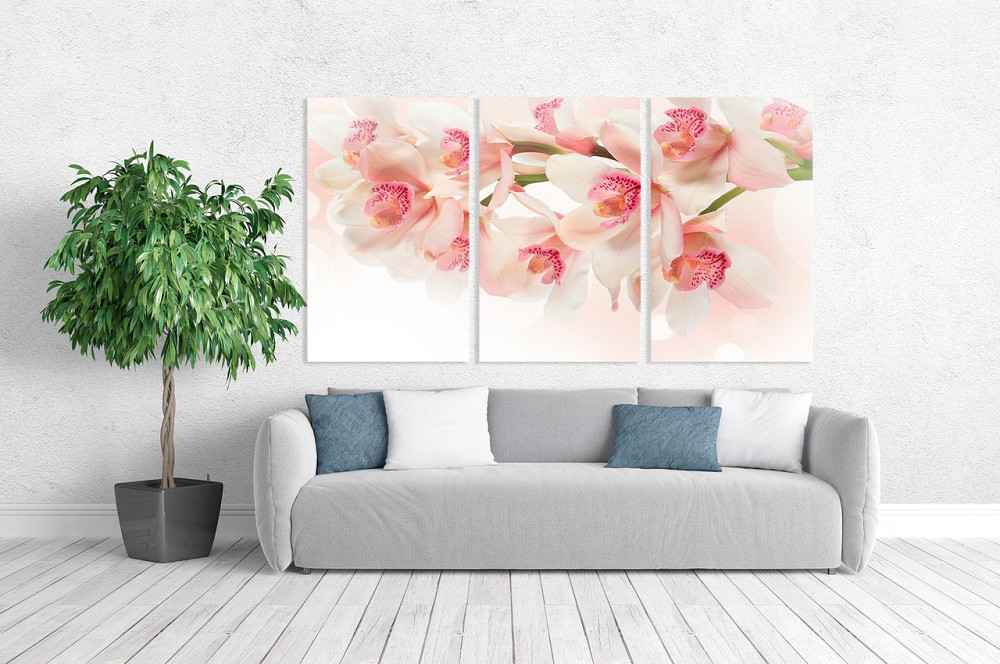 Модульная картина в гостиную / спальню Орхідея     ART-260_3A Киев - изображение 2