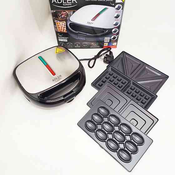 Многофункциональная вафельница со сменными пластинами, Электрический гриль барбекю кухонный JM-32 Львов