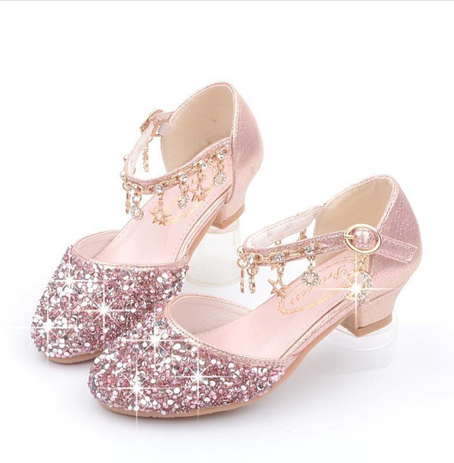 Дитячі туфлі для дівчинки принцеси jiaduowang розмір 28 (18.2см) Луцк - изображение 1