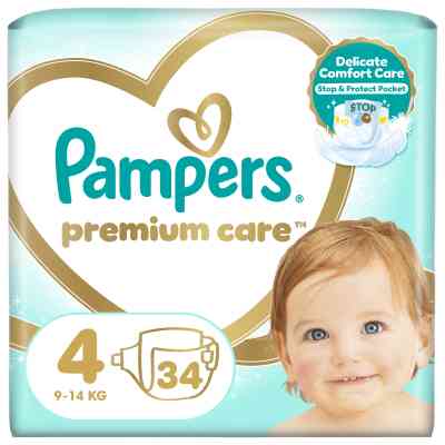 Підгузки Pampers Premium Care Maxi Розмір 4 (9-14 кг) 34 шт (8001090379368) Вінниця