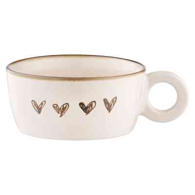 Бульйонница Ardesto Happy, 550мл, кераміка, сердечки (AR3084) Винница