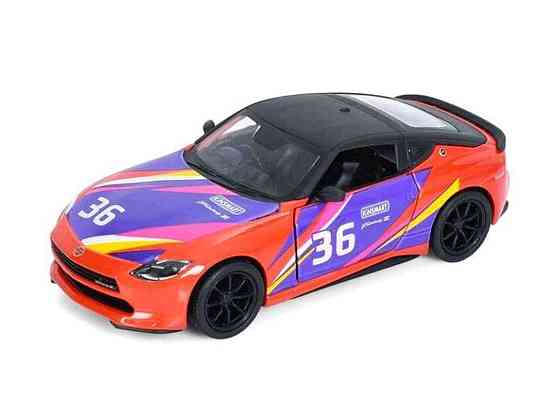 Машина KT5443WF метал, інерція, 1:36, відч. двері, 12см червоно-фіолетова ТМ KINSMART Київ