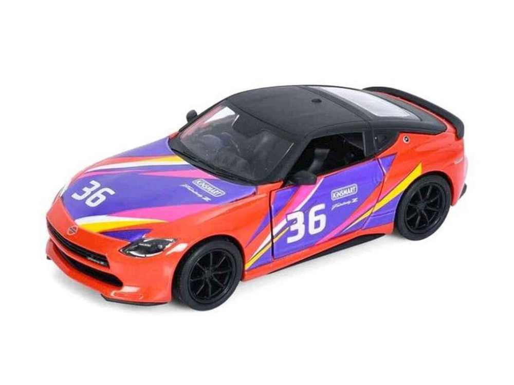 Машина KT5443WF металл, инерция, 1:36, отч. дверь, 12см красно-фиолетовая ТМ KINSMART Киев - изображение 1