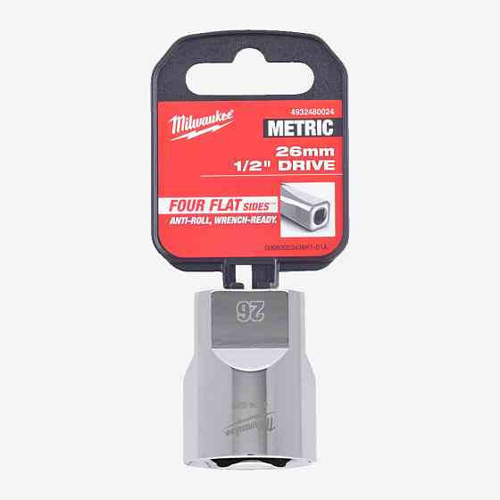 Головка хромированная метрическая 1/2'' MILWAUKEE, 26мм Одесса