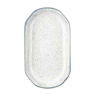 Блюдо Ardesto Siena, 32х18см, біло-сіре, порцеляна (AR2925SW) Винница